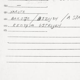 Eastern questionnaire, answ...
