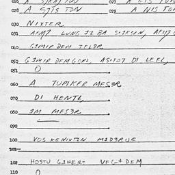 Eastern questionnaire, answ...