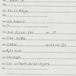 Eastern questionnaire, answ...