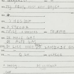 Eastern questionnaire, answ...