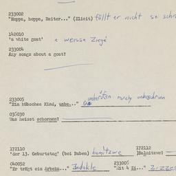Western questionnaire, answ...