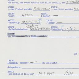 Western questionnaire, answ...