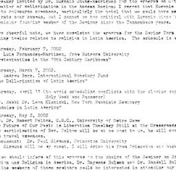 Correspondence, 2001-12-03....