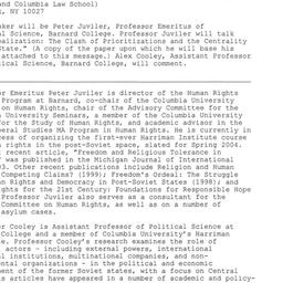 Announcements, 2003-10-23. ...