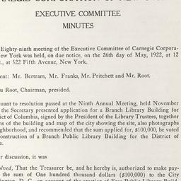Executive Committee Meeting