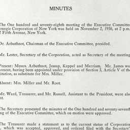 Executive Committee Meeting