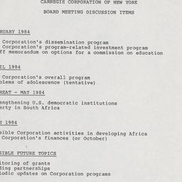 Agenda Committee