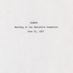 Executive Committee Meeting