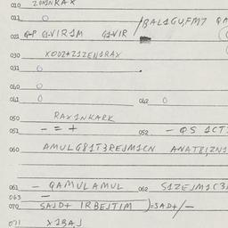 Eastern questionnaire, answ...