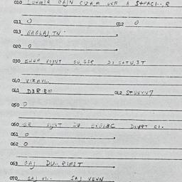 Eastern questionnaire, answ...