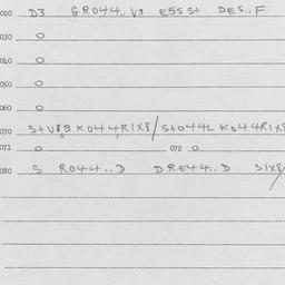 Western questionnaire, answ...