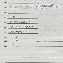 Eastern questionnaire, answ...