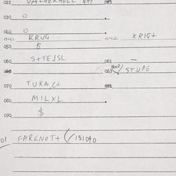 Eastern questionnaire, answ...