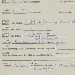 Western questionnaire, answ...