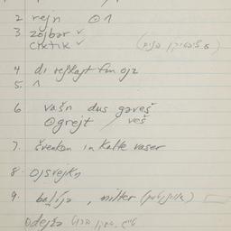 Eastern questionnaire, blue...