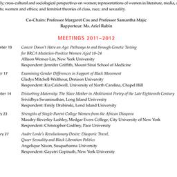 Schedules, Women and Societ...