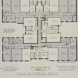 390 E. 153 Street, Plan Of ...