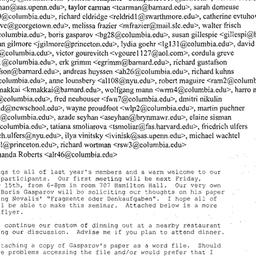 Announcements, 2004-10-15. ...