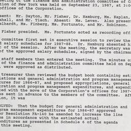 Finance and Administration ...