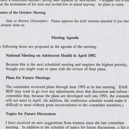 Agenda Committee