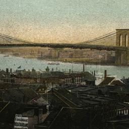 East River Bridge New York.