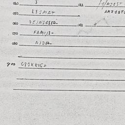 Eastern questionnaire, answ...