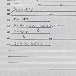 Eastern questionnaire, answ...