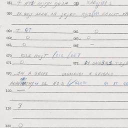 Eastern questionnaire, answ...