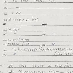 Eastern questionnaire, answ...