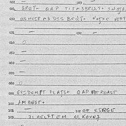 Eastern questionnaire, answ...