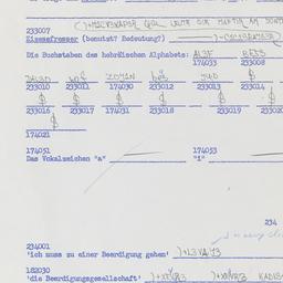 Western questionnaire, answ...
