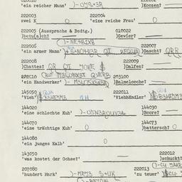 Western questionnaire, answ...
