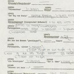 Western questionnaire, answ...