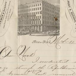 Park Hotel. Letter