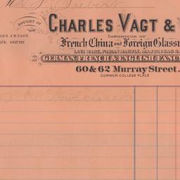Charles Vagt & Co. Bill...