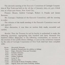 Executive Committee Meeting...