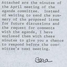 Agenda Committee