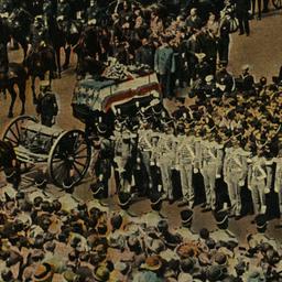 The Funeral Cortege in City...