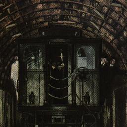 The Brooklyn Subway, New York.