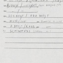 Eastern questionnaire, answ...