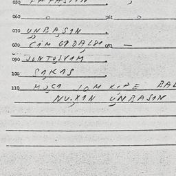 Eastern questionnaire, answ...