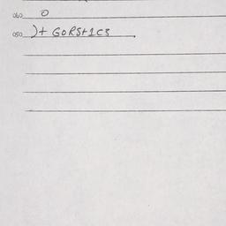 Eastern questionnaire, answ...