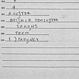 Eastern questionnaire, answ...