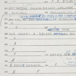 Eastern questionnaire, answ...
