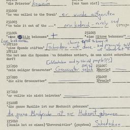 Western questionnaire, answ...