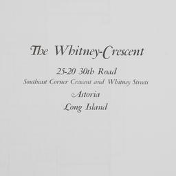 The Whitney, W. 1 Street An...