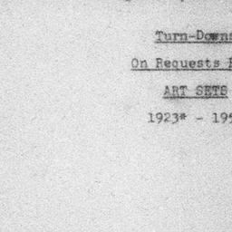 Carnegie Turn-Downs, Art Se...
