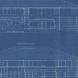 Working drawing #4: East, w...