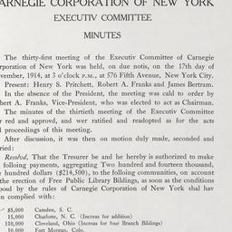 Executive Committee Meeting