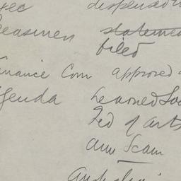 Board Meeting, 1/20/1927